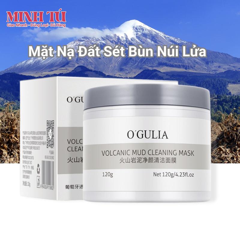 mặt nạ Đất sét da dầu mụn Ogulia 120g mặt nạ bùn khoáng núi lửa OG142 Skincare Mask Làm Đẹp Da Nữ Dưỡng Ẩm Da Dưỡng Da Mặt Đắp Mặt Women
