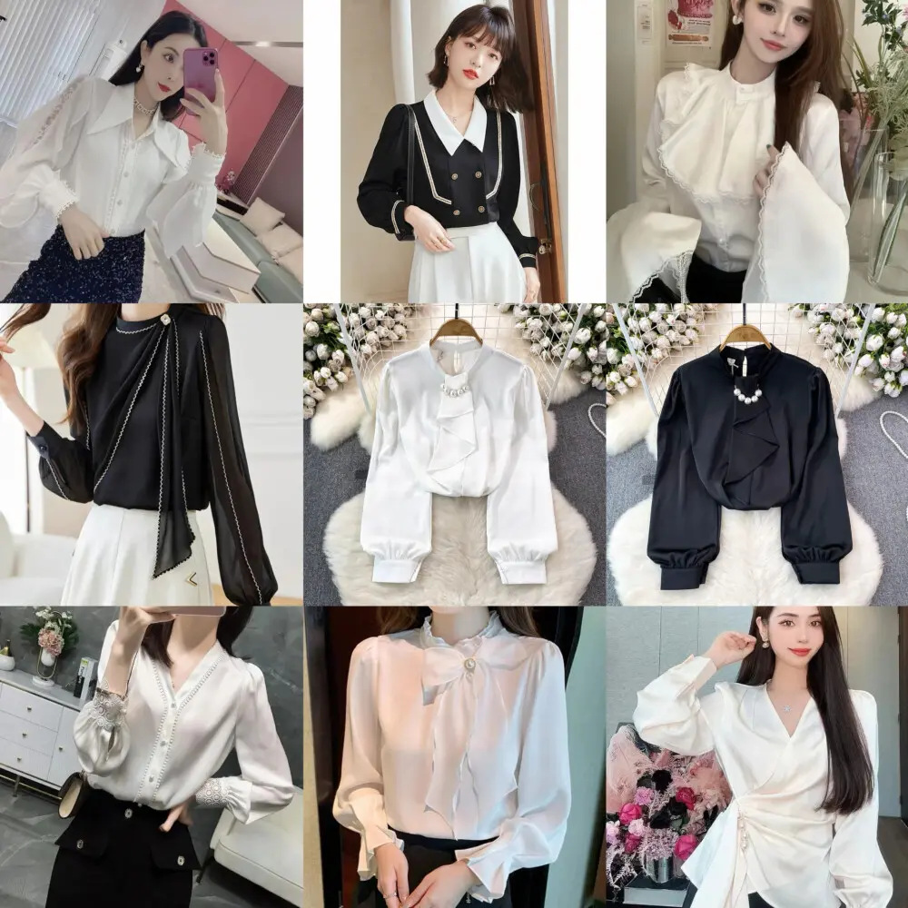 LUXME 【Simple】Atasan baru yang stylish dan elegan ZHSZCS029