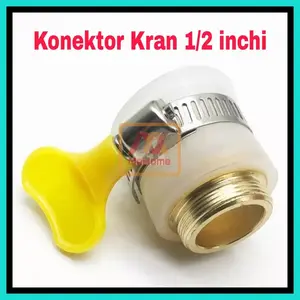 Konektor Kran Universal Adaptor Kran Quick Connector Wastafel 1/2inchi Keran