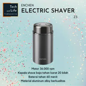 Alat Cukur Kumis Jenggot Elektrik Enchen Z3 Mini Shaver Cordless
