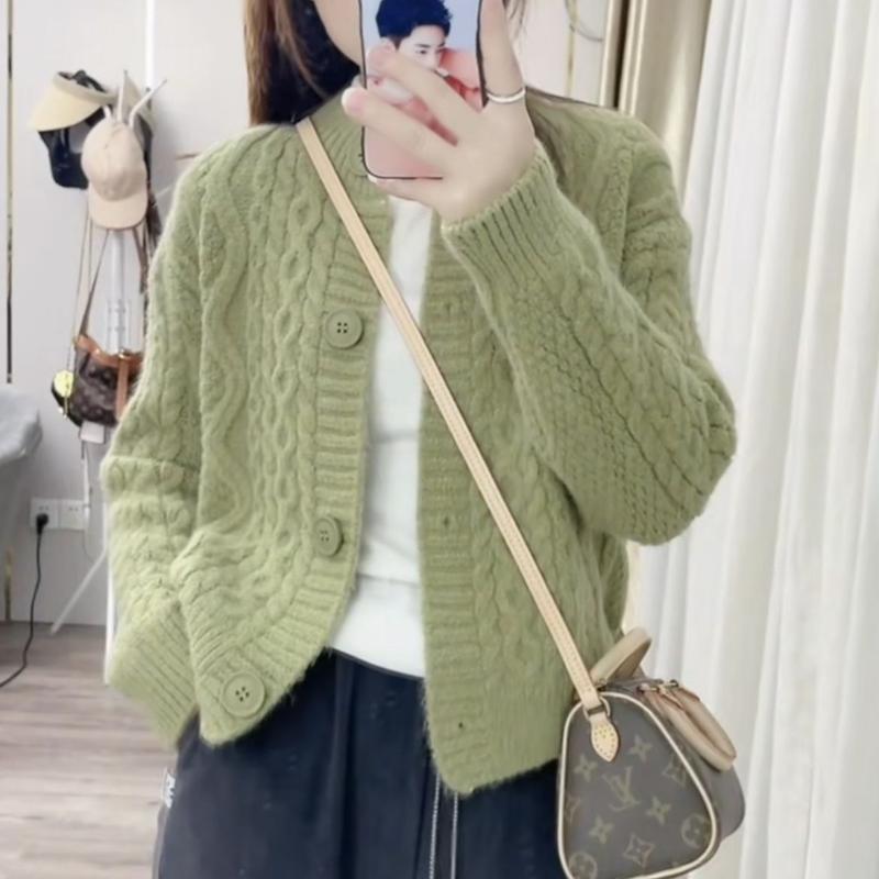 Product Introduction of Áo Len Nữ, Bộ Sưu Tập Mùa Thu, Dáng Rộng Vừa Vặn, Cổ Tròn, Áo Cardigan Dệt Kim, Áo Khoác Dài Tay, Màu Trơn Thiết Kế Độc Đáo Quần Áo Nữ, Hàng Mới Về 2