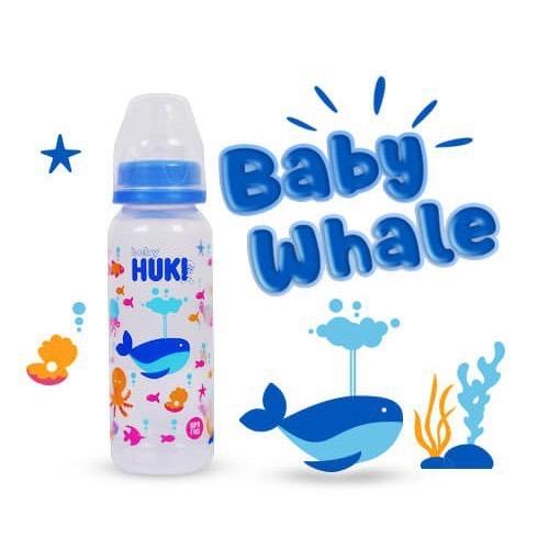 Botol Susu Huki Dot Gepeng/ Baby Huki Orthodontic nipple round PP Bottle 120ML 240ML 2