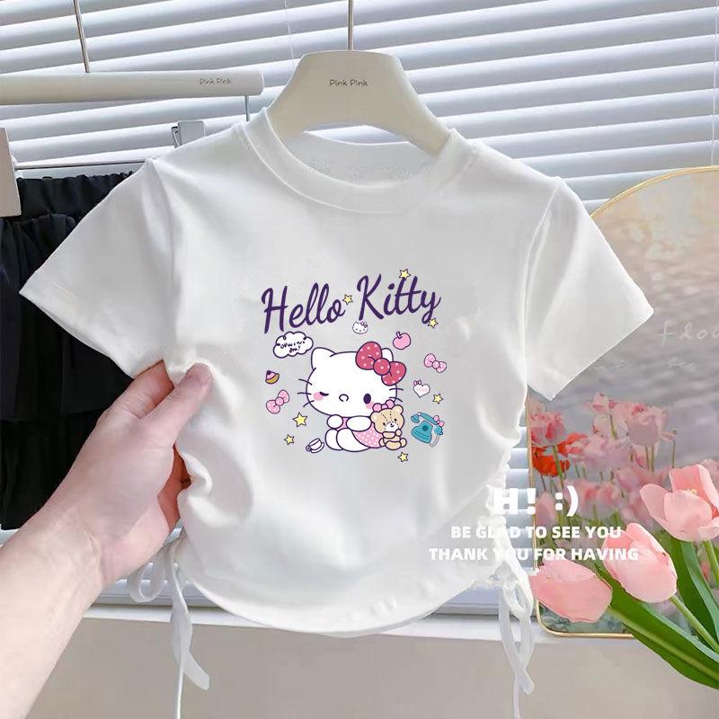 Product Introduction of Áo Phông ngắn Tay Áo, Cho Bé Gái Trẻ Trung Và Nhỏ Hàng Mới Về Mùa Hè, Áo Phong Cách Công Chúa Thường Ngày Cho Em Bé Và Trẻ Em, Tay Lửng Dây Rút, Thời Trang 24