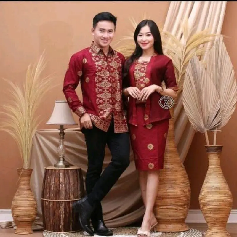 Baju Batik Couple Natal Dress Natal Motif Citra 2
