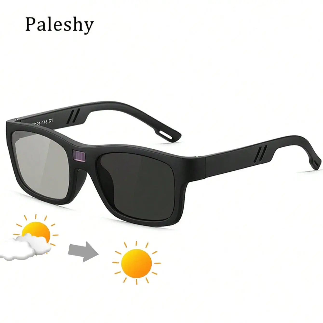 Color Changing Sunglasses, Sun Care Sports Sunglasses with One-piece Nose Pads & Comfortable Temples, Outdoor Sports Accessories for Men & Women