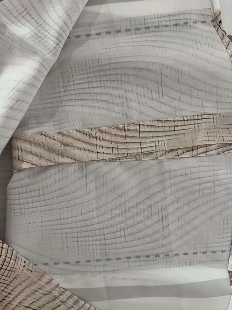 Product Introduction of Áo Sơ Mi Nam Họa Tiết Sọc ngắn Tay Áo, Áo Sơ Mi Có Ve Áo, Phong Cách Thường Ngày Cài Nút, Thích Hợp Mặc Hàng Ngày Và Resort Mùa Hè Menswear 7
