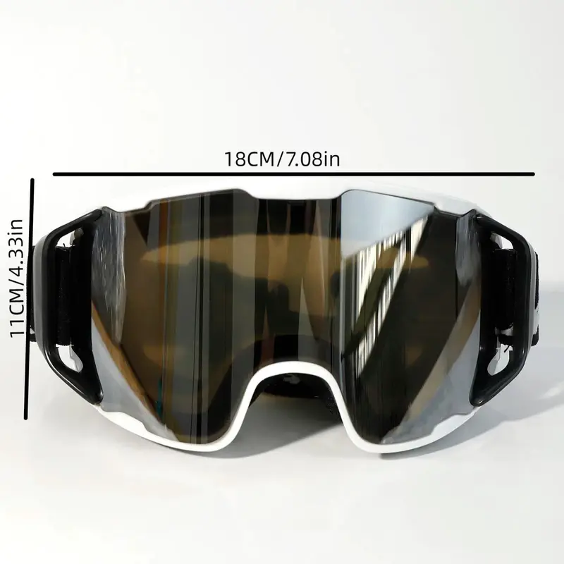 Ski Goggles, Anti-fog & Windproof Ski Goggles for Outdoor Mountaineering, Ski Goggles for Men, Women and Teenagers 1