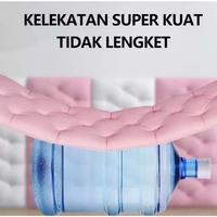 Gambar Donmi - Wallpaper Pelindung Dinding Foam Headboard Tebal 10mm untuk Bayi | Busa Empuk Peredam Benturan, Aman untuk Anak | Guard Pinggir Kasur & Kepala Tempat Tidur, Mudah Dipasang, Cocok untuk Kamar Bayi & Anak - putih dari Donmi store Kab. Tangerang 5 Tokopedia