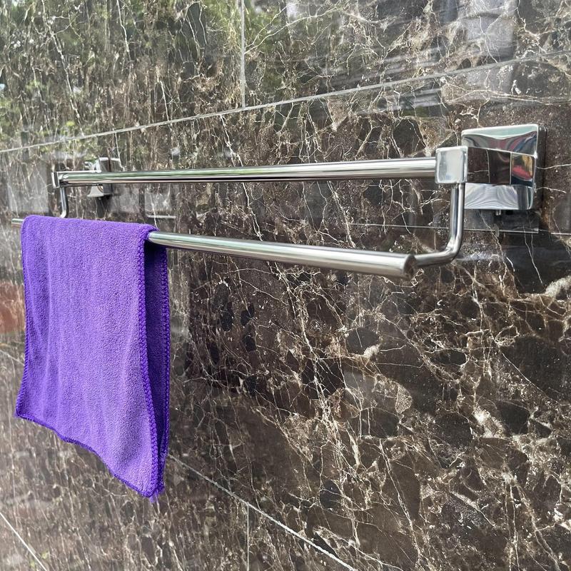 Vắt khăn nhà tắm inox sus 304 cao cấp sáng bóng 