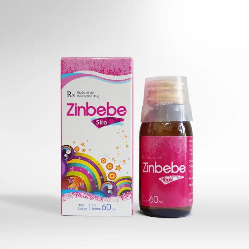 TPBVSK ZINBEBE giúp bé ăn ngon tăng đề kháng chai 100ml