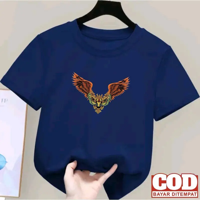 Baju kaos anak cowok-cewek owl batik | kaos unisex owl batik | kaos murah 2