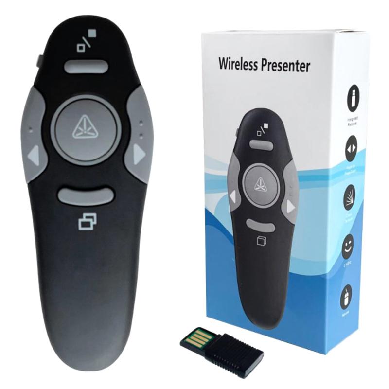 Product Introduction of 2.4GHz Wireless USB Powerpoint Presentation PPT Flip Pen Pointer Clicker Presenter with Red Light Remote Control for Teacher 26
