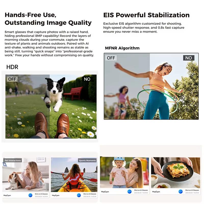 2026 New AI Translate Smart Glasses 32GB Storage 8MP HD Camera Voice Video Record Call Smart Glasses with 3600mAh Charging Case - Image 4