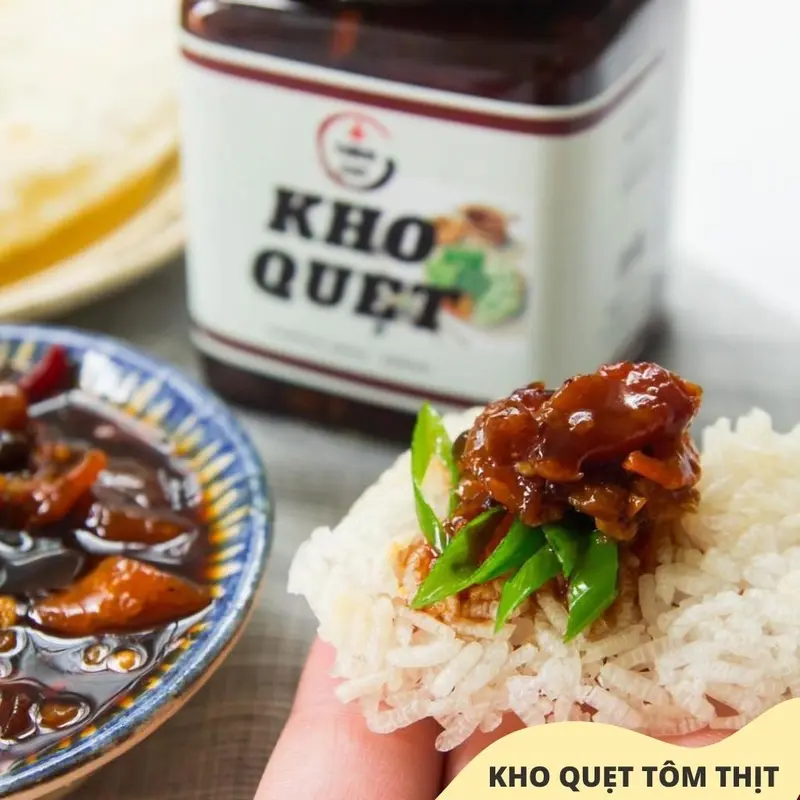 [Deal Độc Quyền Livestream] Kho Quẹt Tôm Thịt Thích Cay 250g Dùng Chấm Rau Củ Nước Sốt Gia Vị Tiện Lợi 3