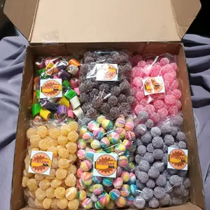 permen sticky/ fruity mix 6 varian Candy Makanan Snack