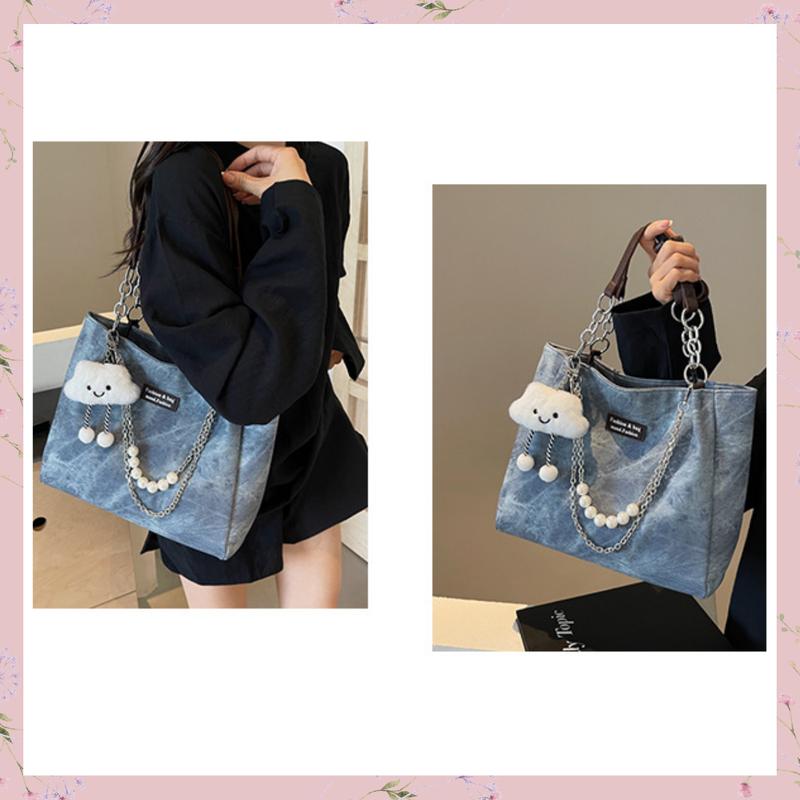 Product Introduction of ( TẶNG CHAMRM) Túi xách nữ công sở túi đeo vai thời trang da loang K242 Tote Chữ Nhật Bag 13