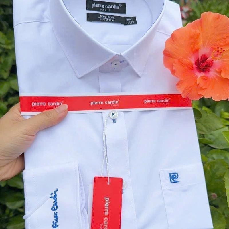 Áo Sơ Mi PIE Trắng Dài Tay 2