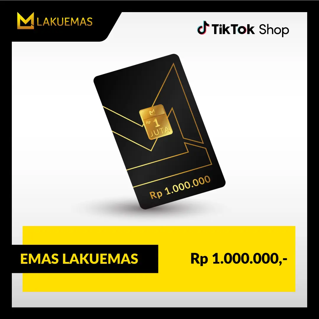 Emas Laku Emas Denominal 1 Juta