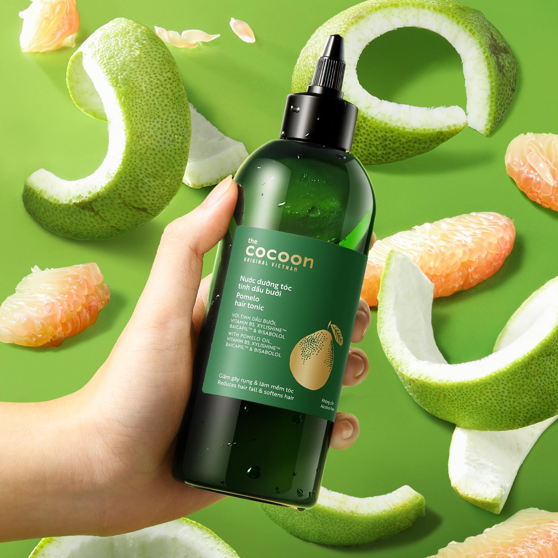 Hình ảnh Cải tiến mới - Bigsize Nước dưỡng tóc tinh dầu bưởi Cocoon ngăn ngừa gãy rụng và hỗ trợ mọc tóc 310ml 4
