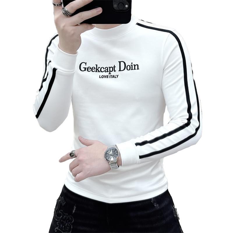 Áo thun sweater nam nữ tay dài mẫu đẹp vải nỉ da cá 4 mùa  Menswear Thun Hoodie Dài Tay 3