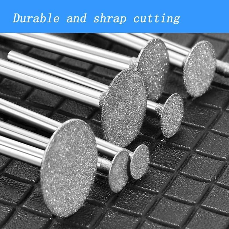 Product Introduction of Accessories 3mm Shank Grinding Head Carving Tools T-shaped Burrs Bit Set Cutting Bits jade carving 17