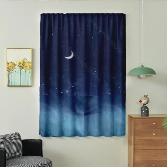 Rèm cửa dán keo 1 LỚP chống nắng, rèm dán tường cửa sổ phòng khách, rèm dán tường gác trọ không cần thanh treo Shisonson