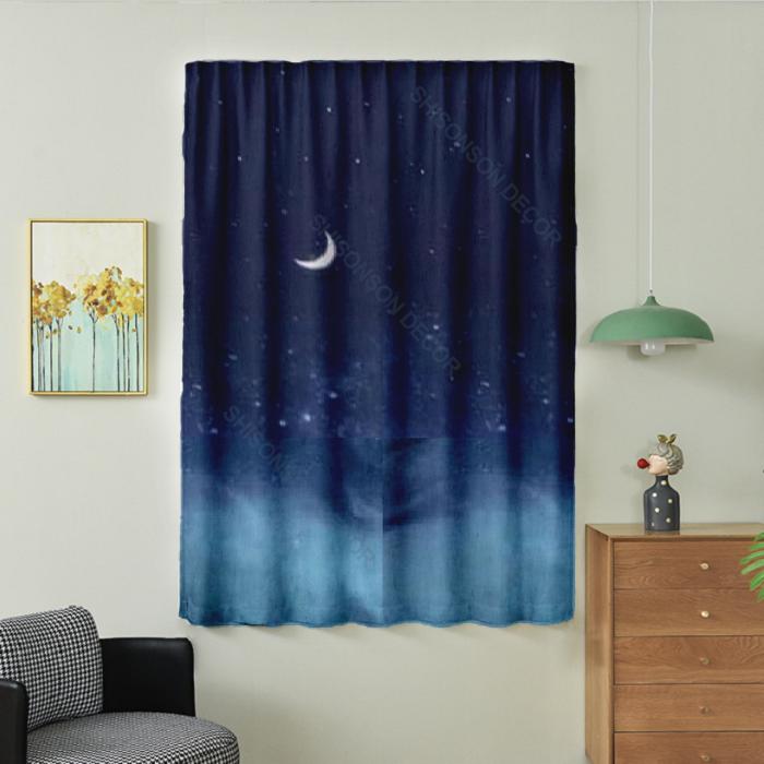  Rèm cửa dán keo 1 LỚP chống nắng rèm dán tường cửa sổ phòng khách rèm dán tường gác trọ không cần thanh treo Shisonson 