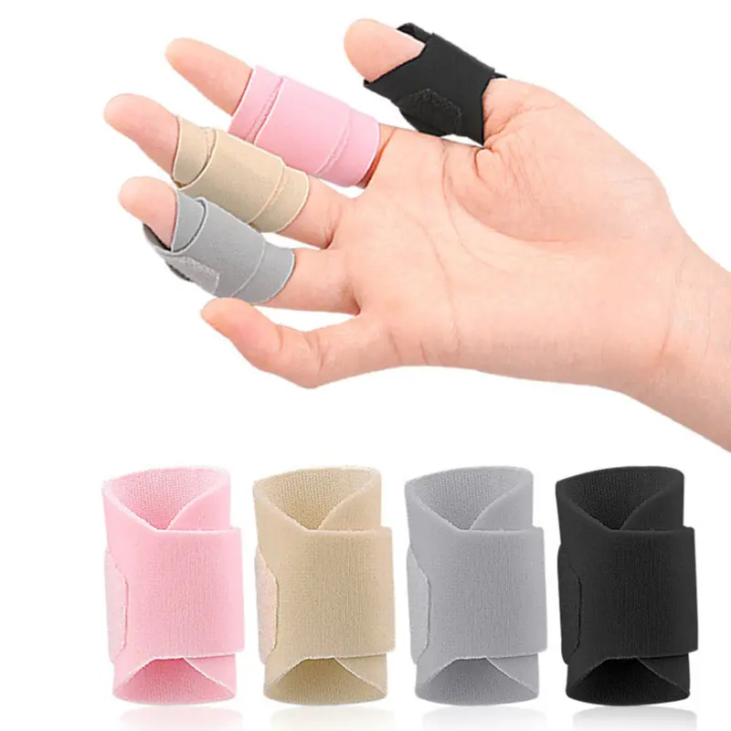 Ultra-Thin Finger Braces (5Pcs), Lightweight Trigger Thumb Splint Finger Strap for Finger Injury Pain Relief, Breathable Finger Tape Wraps for Trigger Finger