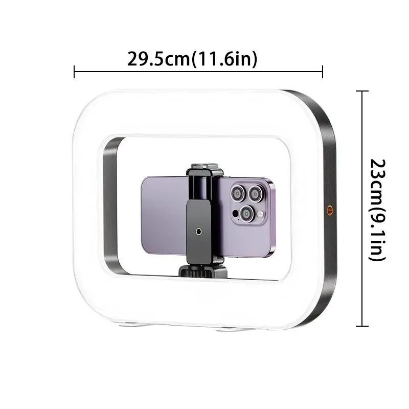Portable Selfie LED Light with Tripod, Modern Handheld Stabilizer with Ring Light, Photographic Fill Light Equipment, Selfie Light for Live Streaming & Video Recording, Selfie Accessories, Photographic Kit, LED Fill Lights 2