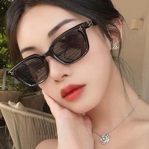 FS GM Cat Eye Sunglasses Korea Style UV Protection Kaca Mata Wanita Fashion Viral Model Look Street Gaya TikTok Malaysia Cermin Mata Hitam