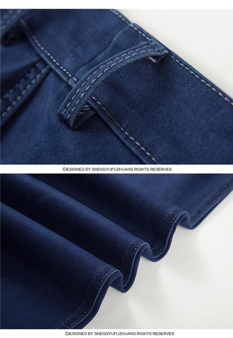 Product Introduction of Quần Jean Nam, Trung Người Già Và Cao Tuổi, Cạp Cao Co Giãn, Đáy Sâu, Thẳng Và Rộng Rãi, Thích Hợp Cho Bố, Quần Dài Thường Ngày 21