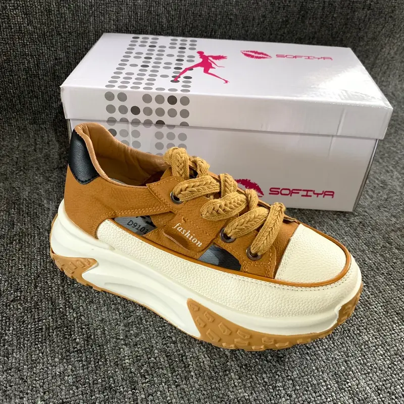 D9101-95 SEPATU WANITA SLIP ON ZELIN TINGGI 5CM SOFIYA  Casual Shoes CEWEK KEKINIAN 5