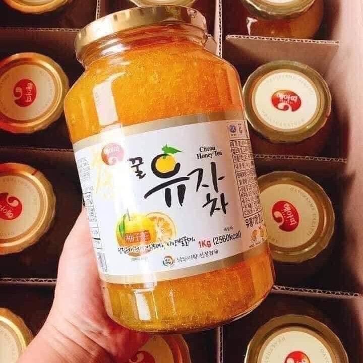 Mật ong chanh Hàn Quốc 1kg Thức Ăn Siro 3