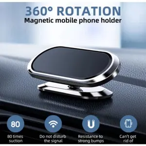 Magnet Car Holder Hp HD-60 with Organizer / Holder Hp Mobil Magnetic Universal 360° Rotation Dan Kabel Organizer