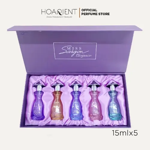 sét 5 chai nước hoa miss Sài Gòn 15ml x5