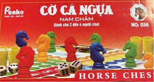 Product Introduction of Cờ cá Ngựa nam châm hàng Việt Nam, cờ đua ngựa truyền thống Board Game 2