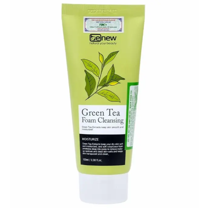 Sữa Rửa Mặt Cho Da Dầu, Mụn Tinh Chất Trà Xanh BENEW Hàn Quốc 100ml
