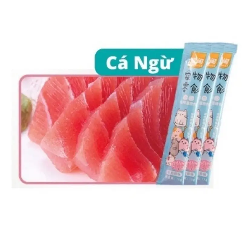 Combo 100 thanh Súp Thưởng Shizuka 15g Dành cho Chó Mèo - Gold Pets Shop 6