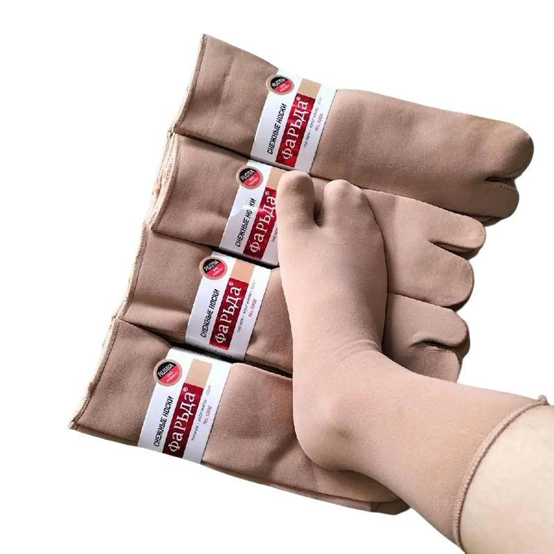  Set 5 Đôi Vớ Lông Cừu Ủ Kem Vớ Nỉ Bông Tất Chân Nữ Loại Dày Đi Nắng Giữ Ấm tat  gaucocao 