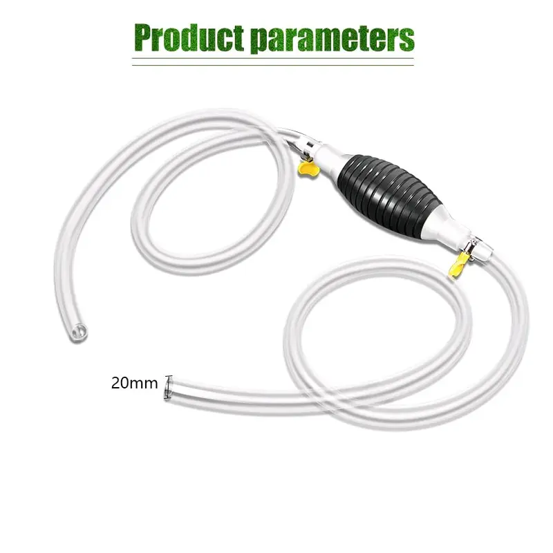 Transfer Pump Alat Pompa Tangan Penyedot Sedot Air Minyak Bensin Solar Oli Cairan Aquarium Manual Plastik 4