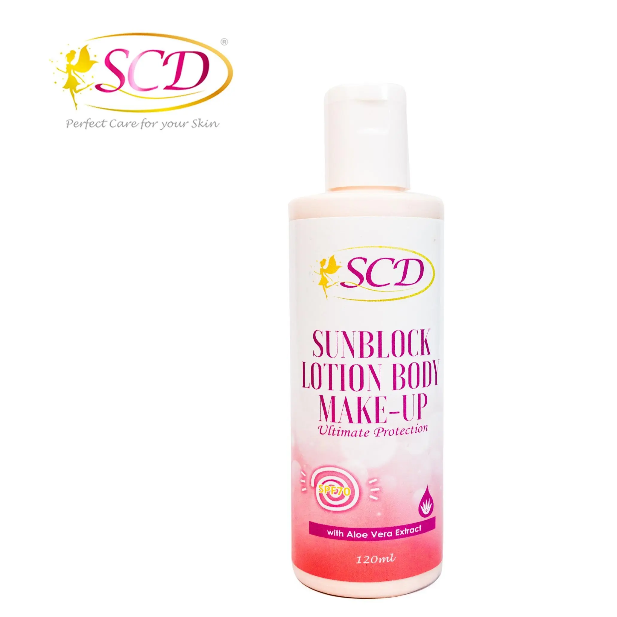 SCD SUNBLOCK LOTION BODY MAKE-UP 120ML Whitening Sunscreen Glitter Body ...