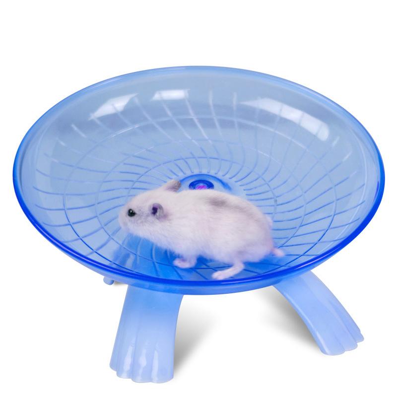 Product Introduction of Pet Hamster Running Wheel Mute Flying Saucer Steel Axle Wheel Running Disc Toys Cage Small Animal Hamster Accessories햄스터햄스터 쳇바퀴 4
