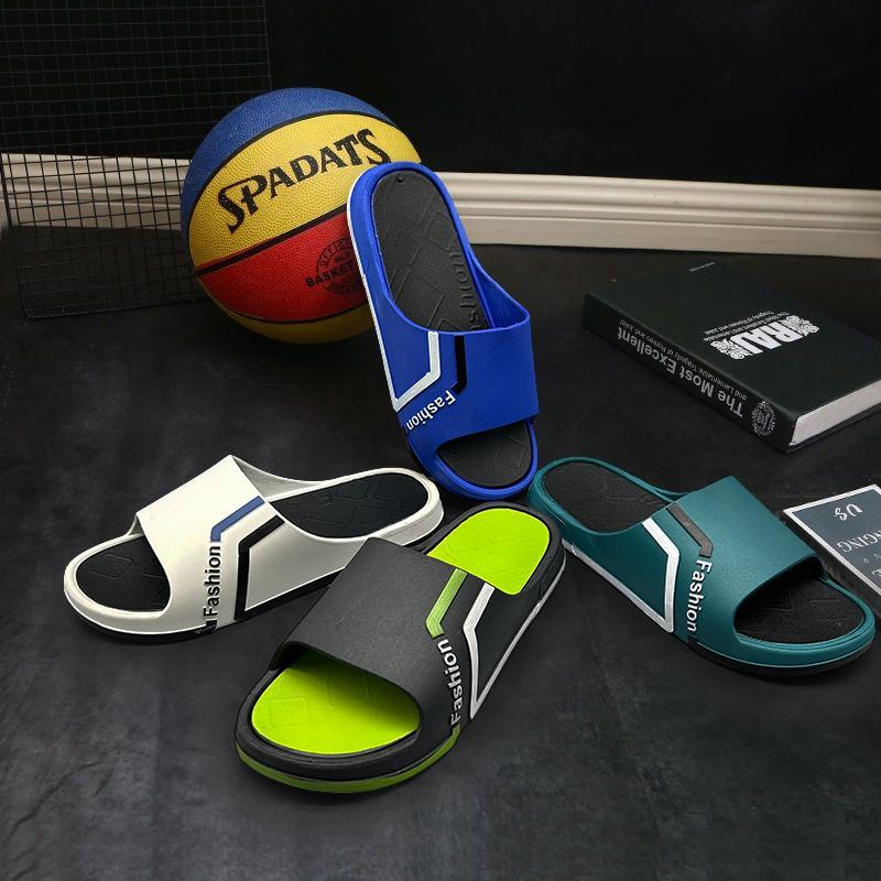 Men's new fashionable versatile wear-resistant thick-soled indoor ...