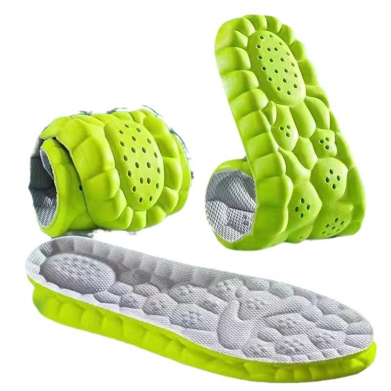 Lót thấm hút mồ hôi, có chức năng mát xa, mang lại sự thoải mái tối ưu xốp pu xanh ghi lót giày & lót gót chân lót 2