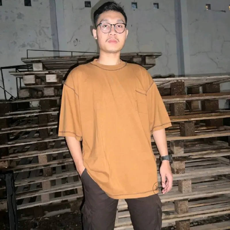 KAOS POLOS JAHITAN LUAR PREMIUM COTTON COMBED 24S 3