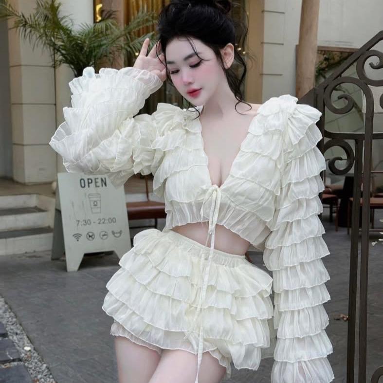 set Áo bèo kèm quần bèo xinh 1