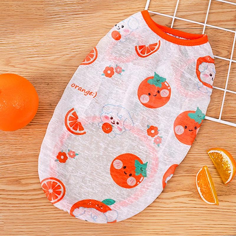 Product Introduction of Quần áo chống bụi cho thú cưng, áo vest mùa xuân và mùa hè cho chó lớn, thiết kế trái cây hoạt hình, thích hợp cho mèo và chó, cung cấp cho Teddy, Corgi, Golden Retriever và các giống chó khác real  dog  shoes 10