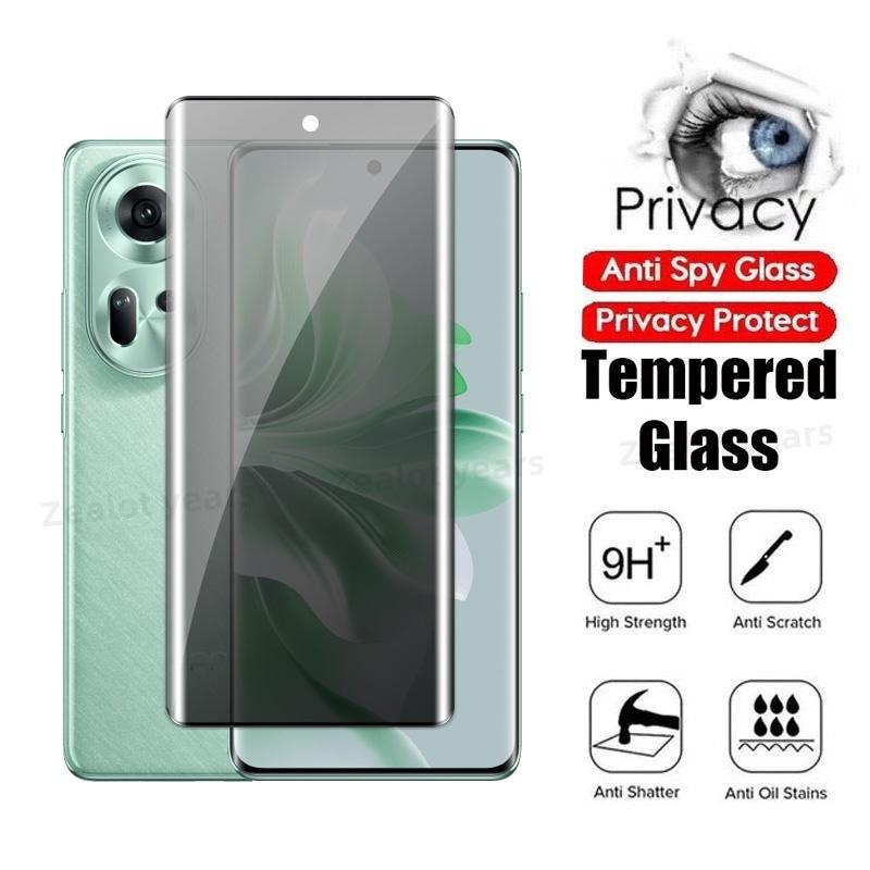 Product Introduction of Kính Cường Lực Bảo Vệ Màn Hình Riêng Tư, Reno11Pro, Dành Cho Oppo Reno 11, 10, 9 Pro Toàn Cầu, Reno11 5G, 11Pro, 10PRO +, 9PRO +, Bề Mặt Cong Bao Phủ Toàn Bộ, Chống Gián Điệp, Thích Hợp Cho Điện Thoại Di Động 18