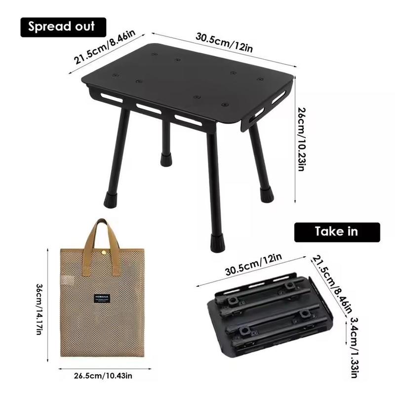 Outdoor Camping Folding Table, Portable Mini Folding Table, Multifunctional Folding Beach Table, Camping Furniture for Outdoor Camping 1