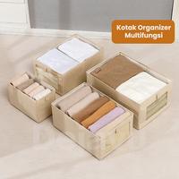 Gambar Dejavu Kotak Penyimpanan Pakaian Dalam Underwear Storage Box Organizer Kaos Kaki Bra Lemari Pakaian HSB227 - S-Abu dari Dejavu_NEW Kab. Tangerang 2 Tokopedia